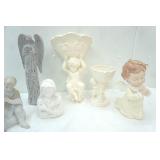 Ceramic Angel and Cherub Figurines