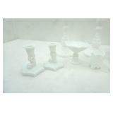 Collection of Vintage Milk Glass Pieces