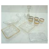 Vintage Crystal and Other Clear Glassware