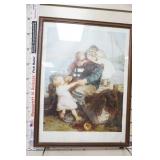 Framed Art Print by Frederick Morgan. "Who Do You Love"