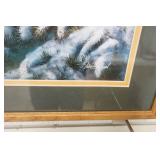 Framed Art Print "Winter Refuge" by Jim Hansel.