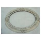 Vintage Wooden Ornate Oval Frame 24.5"x18.5"