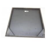 3D Mixed Media Artwork. 16"x16"x1". Floral Design on Vintage Type Background.