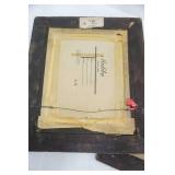 Pair of Framed Oil Paintings. In Ornate Gold-Toned Frames. 13"x 15"x1.5"