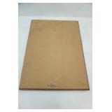 Vintage Richard Hinger "Screech Owl" Wood Framed Plaque Picture. 1970s