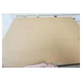 Vintage Crewel Embroidery Autumn Buggy Theme. Famed with glass.