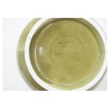 Vintage Canonsburg Pottery Co. Regency Ironstone Pitcher in olive green