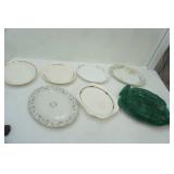 Collection of Vintage China Platters