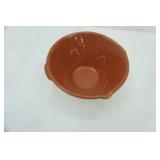 Hand-Painted AS Portugal Terra Cotta Bowl 8.5" diameter by 4.5" tall