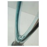 Vintage Hand-Blown Art Glass Vase 17" tall