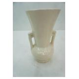 Vintage McCoy Double Handle Vase 4.25" diameter by 8" tall