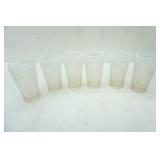 Vintage Fenton Hobnail Tumblers. Moonstone or French Opalescent