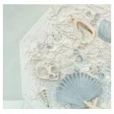 Mixed Media Octagonal Canvas Wall Art 11" diameter