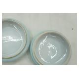 Vintage Bavaria Porcelain Trinket Box. 5" diameter