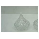 Set of Two Vintage Godinger Crystal Dandy Dishes, Hershey