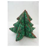 Vintage 3D Stuffed Fabric Christmas Tree