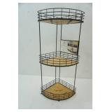 Interior Bath 3 Tier Spa Tower with Bamboo Shelf. NWT