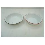 Vintage Enamelware Bowls (2ct)