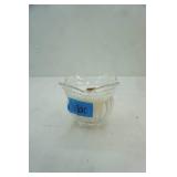 Vintage Crystal Dish Candle: Lilac