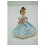 Vintage Josef Originals April Birthstone Figurine