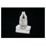 Vintage Porcelain Praying Hands Statue. 7.5"
