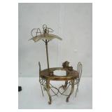 Vintage Metal Cafe Music Box Art Decor