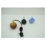 Vintage-Style Glass Perfume Bottles (3ct)