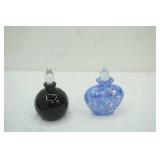 Vintage-Style Glass Perfume Bottles (3ct)