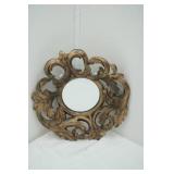Set of Brass/Gold Toned Resin Wall Mirrors. Ornate. (ITART