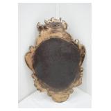 Set of Brass/Gold Toned Resin Wall Mirrors. Ornate. (ITART