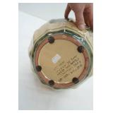 Large Glazed Terracotta Pot. 12" tall, 6" opening, 36" all around