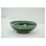 Vintage S.G.I. USA Green Drip Glaze Planter. 8.5"x5"x3.25"