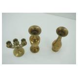 Vintage Brass Vases, Vintage Brass Chinese Dragon Taper Candle Candelabra