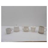 Antique/Vintage Ironstone creamers and sugars