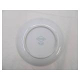 Vintage Diamond Blue Rose Fine China Saucers (10) and Dessert Plates (14)