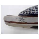 Tonala Mexican Folk Art Pottery Toucan and Quail, Signed