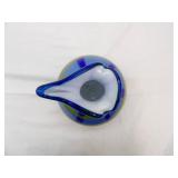 Vintage Murano-Style Hand-Blown Art Glass Vase