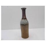 Drip Glaze Pottery Vase. 14" tall