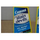 *4* Carbona Stain Devils Ink, Marker and Crayon Remover