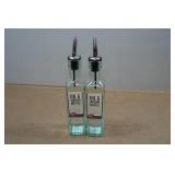 *2* Glass Oil & Vinegar Bottles