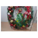 Christmas Wreath with Tripod Stand