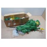 Miniature Christmas Tree Driveway Runners with Solar Lights