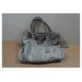 Michael Kors Faux Snakeskin Purse with Matching Wallet