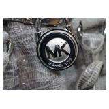 Michael Kors Faux Snakeskin Purse with Matching Wallet