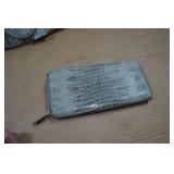 Michael Kors Faux Snakeskin Purse with Matching Wallet