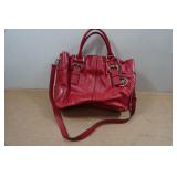 Michael Kors Red Leather Purse