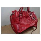 Michael Kors Red Leather Purse