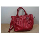 Michael Kors Red Leather Purse