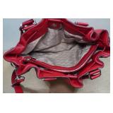 Michael Kors Red Leather Purse