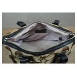 Coach Signature Brown Shoulder Bag with Wallet